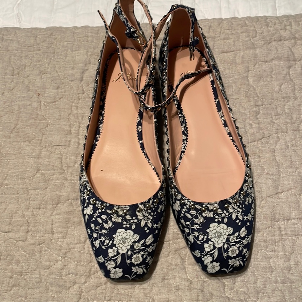 Sally ballet flat with ankle strap